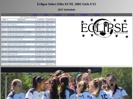 eclipse/schedule screenshot