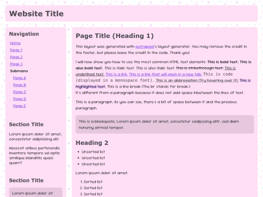 index screenshot