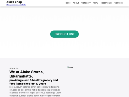 00001ALLHTMLFILES/LocalBabuOrgFiles/Alakeshop screenshot