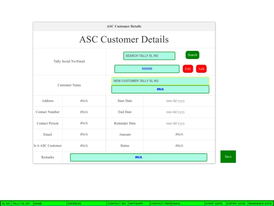 Tally/0.003Form screenshot