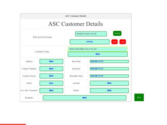 Tally/0.004Form screenshot