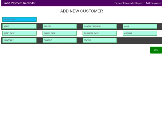 Tally/DataFormNew screenshot