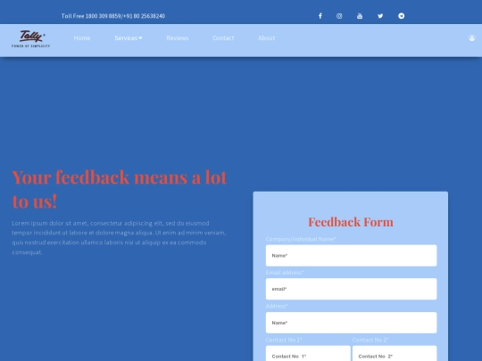 Tally/FeedbackForm screenshot