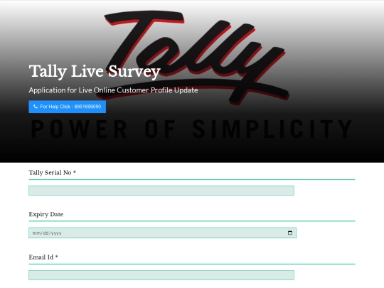 Tally/OnlineSurveyOld screenshot