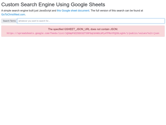 googlesheetsearch screenshot