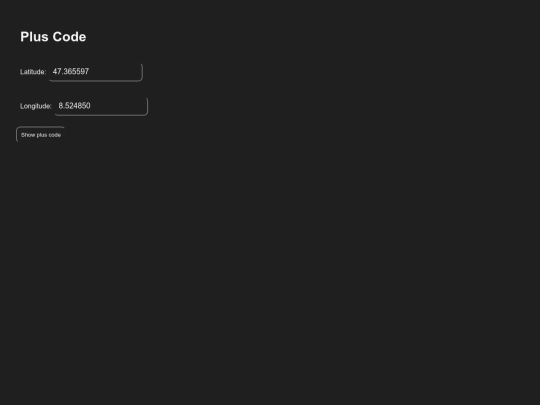 pluscode screenshot