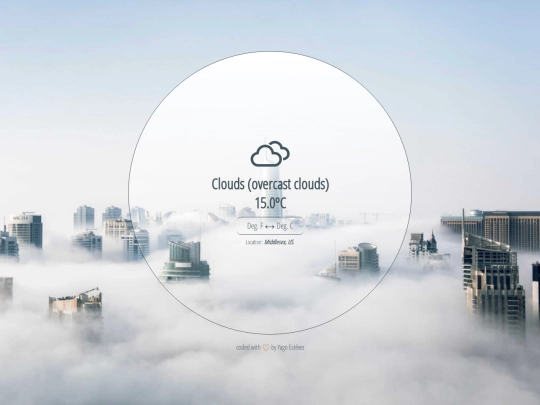 weather screenshot