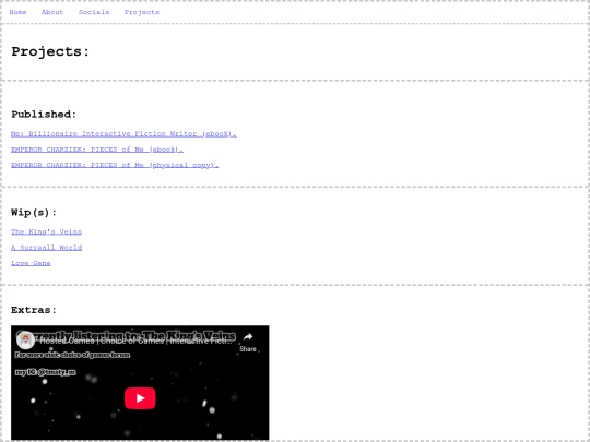 projects screenshot