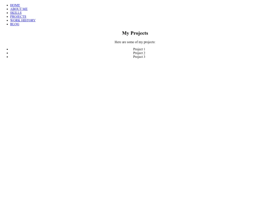 WEP_Profile/PROJECTS screenshot