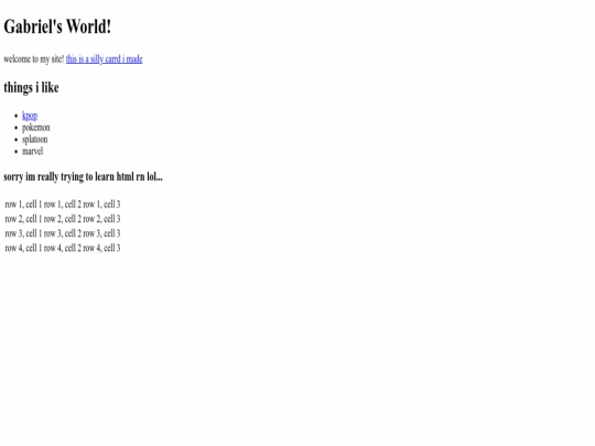 index screenshot