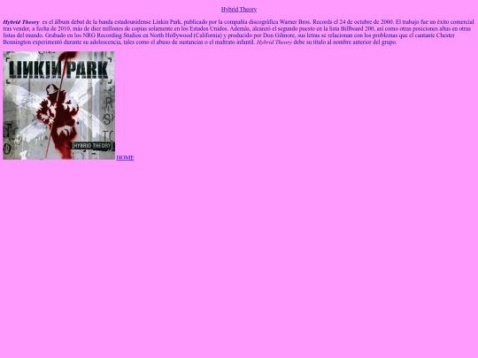 Hybrid Theory screenshot