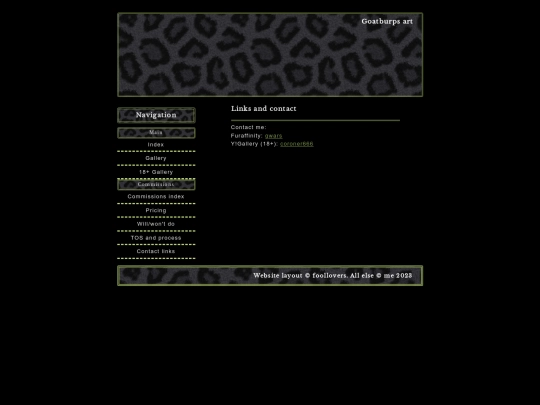 links screenshot