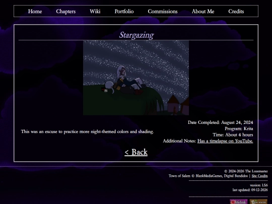 portfolio/piece/stargazing screenshot