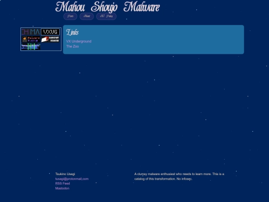 links screenshot