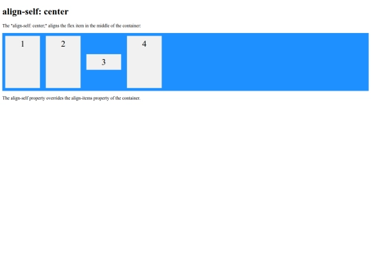 CSSalign-selfproperty screenshot