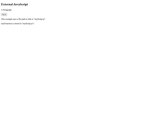 ExternalJavaScript screenshot