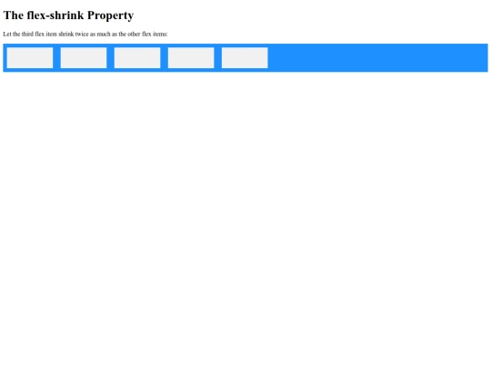 flex-shrink property screenshot