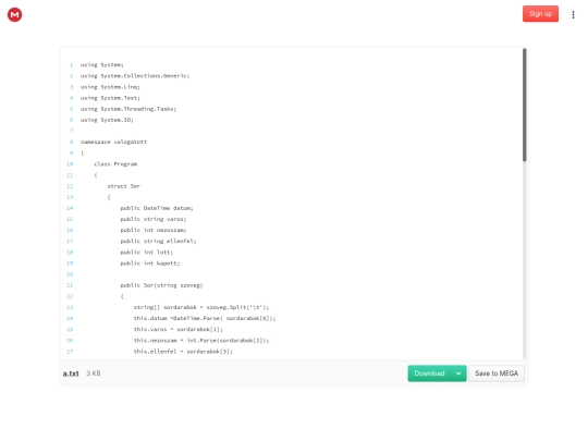 index screenshot