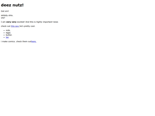 index screenshot