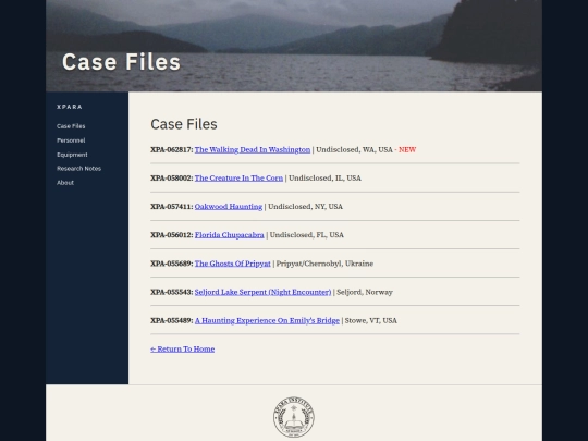 case-files screenshot