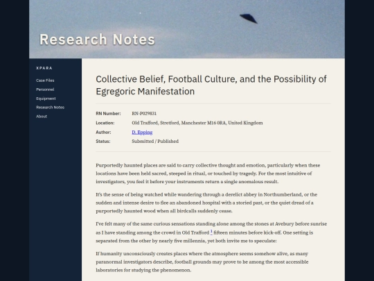research/football-paranormal screenshot