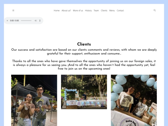 Dulce Boba/clients screenshot