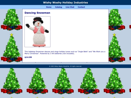 DancingSnowman screenshot