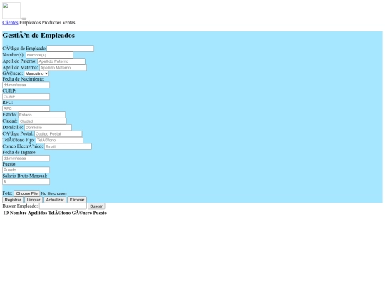 modulos/empleados/viewEmpleados screenshot
