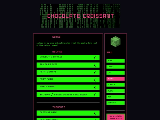 notes screenshot