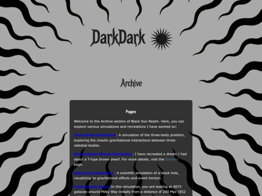 archive screenshot