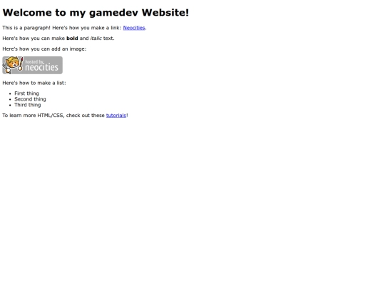 index screenshot