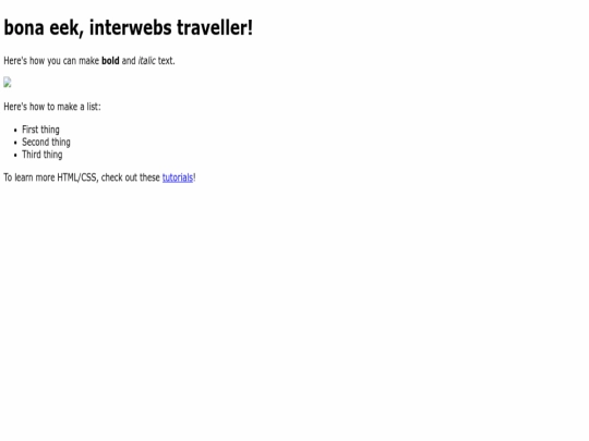 index screenshot