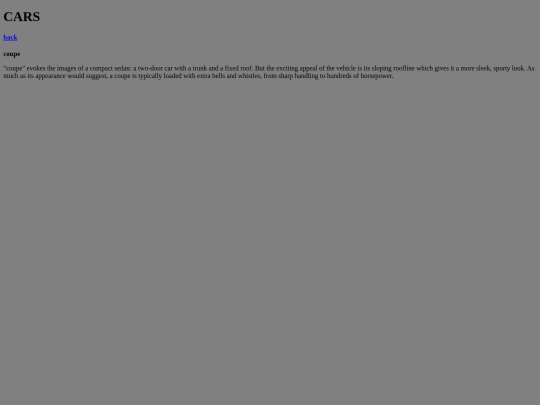 coupe screenshot