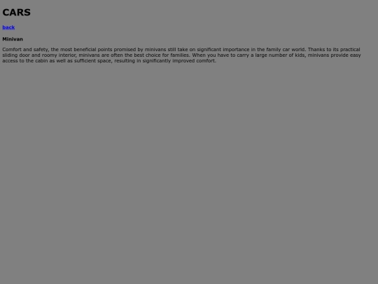 minivan screenshot