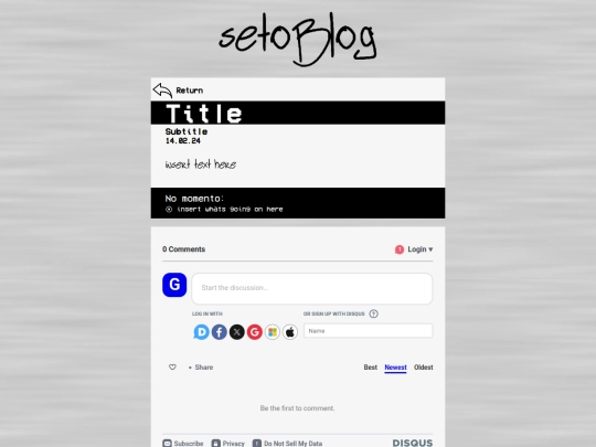 blog/empty-post screenshot