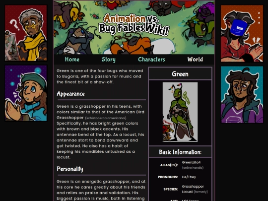 Characters/Green screenshot