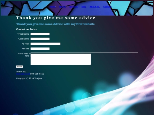 contact screenshot
