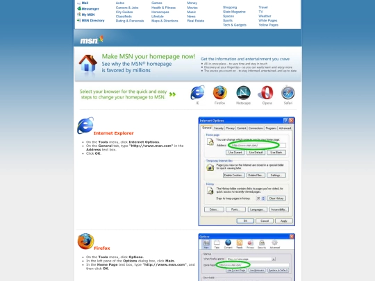 homepage screenshot