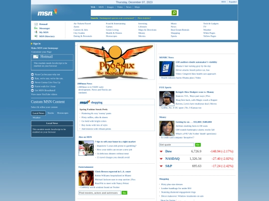 index screenshot
