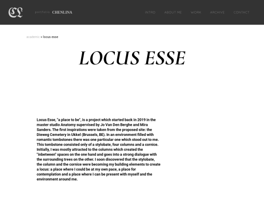 projects/locus-esse screenshot