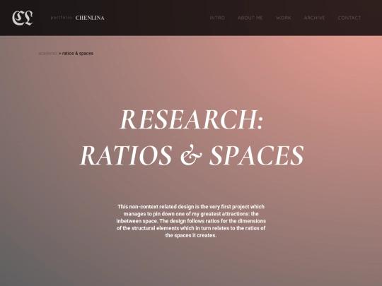 projects/ratios-spaces screenshot