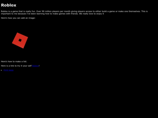 Finalpage screenshot