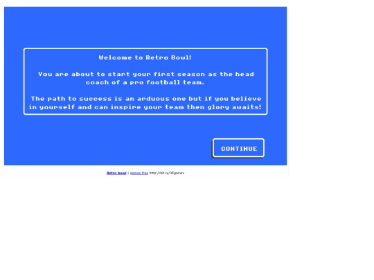 RETROBOWL/retrobowl screenshot