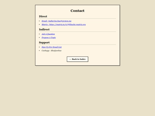 contact screenshot