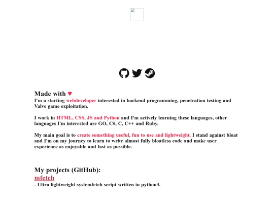 index screenshot