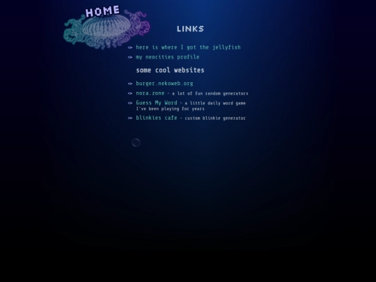 links screenshot