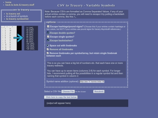 tools/tracerysymbols screenshot