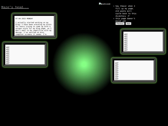 blog screenshot