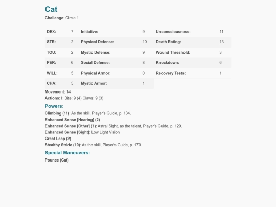 earthdawn/outputs/html/Cat screenshot