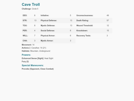 earthdawn/outputs/html/Cave_Troll screenshot